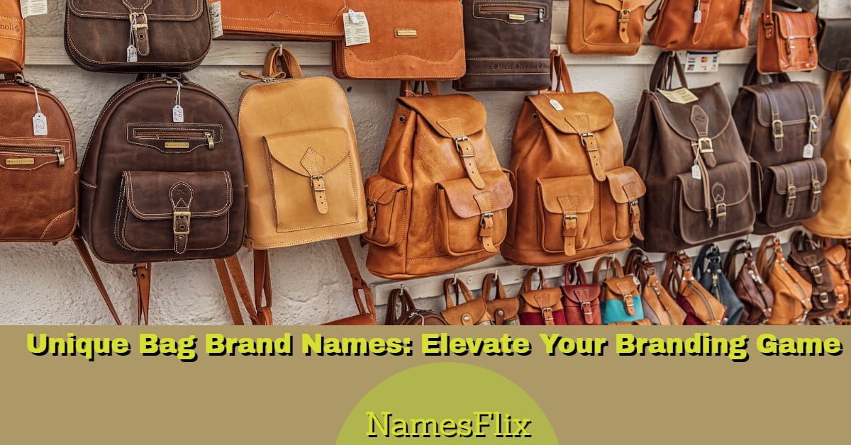 1000+ Unique Bag Brand Names: Elevate Your Branding Game