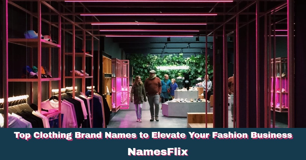 960+ Top Clothing Brand Names to Elevate Your Fashion Business