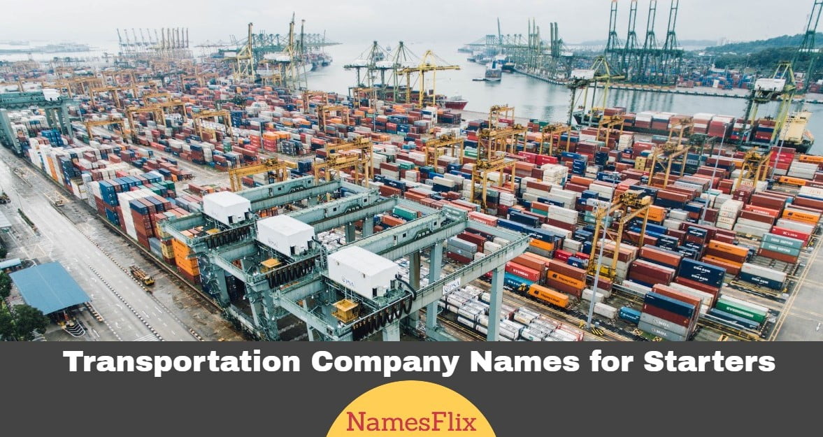 1300+ Transportation Company Names for Starters