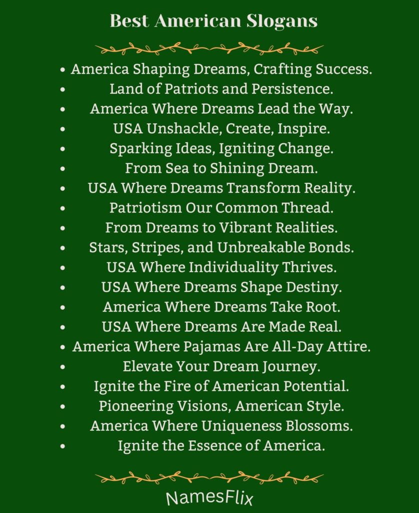Best American Slogans