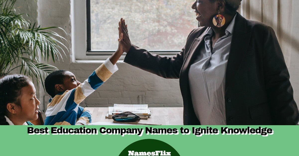 800+ Best Education Company Names to Ignite Knowledge