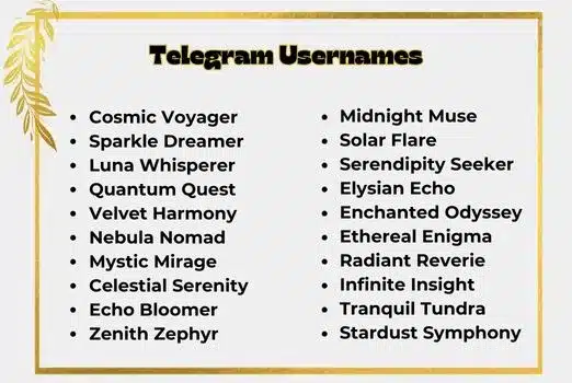 Telegram Usernames