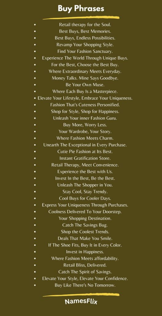 Buy Phrases