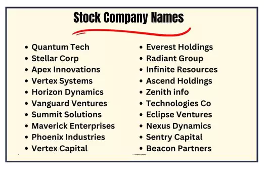 stock-company-names