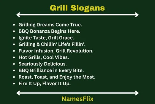 Grill Slogans