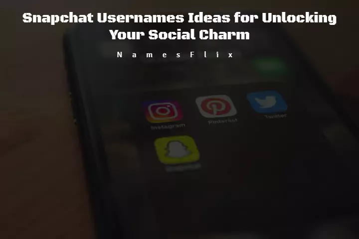 965+ Snapchat Usernames Ideas for Unlocking Your Social Charm