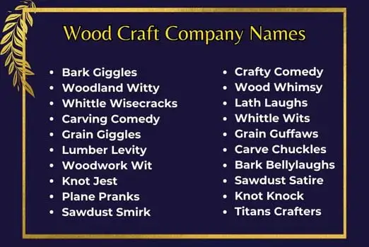 Wood-Craft-Company-Names