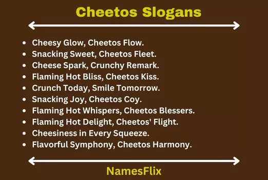 Cheetos Slogans