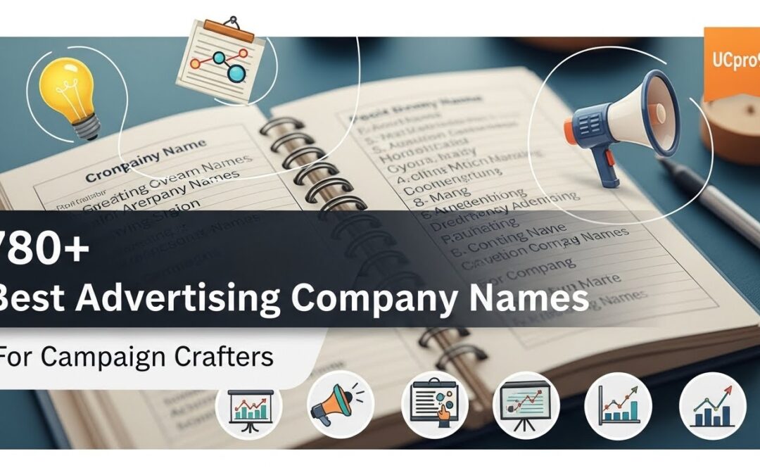 780+ Best Advertising Company Names for Campaign Crafters” UCpro91